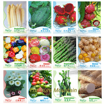 Goodidea12 Original Packs, White Asparagus Seeds Watermelon Pitaya Bell Pepper F - £12.39 GBP