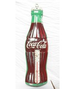 Vintage Donasco Coca-Cola Coke Metal Bottle Shaped Thermometer 1950’s Wo... - $45.00