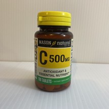 Mason Natural Vitamin C 500mg Supplement 100 Tablets 06/2025 - $8.81