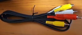 Stereo Audio + Video Component Cables • 60 Inches • RCA Male to RCA Male - $7.91