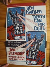 Ben Kweller Poster Death Cab For A Cutie The Thermals Fillmore Bens Radish - $89.98