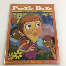 Highlights Puzzle Buzz Educational 2 Book Lot Sticker Hidden Pictures Ne... - $21.73