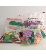 Bag Of Learning Resources Plastic Building Shapes Gears Parts and Pieces - £14.76 GBP