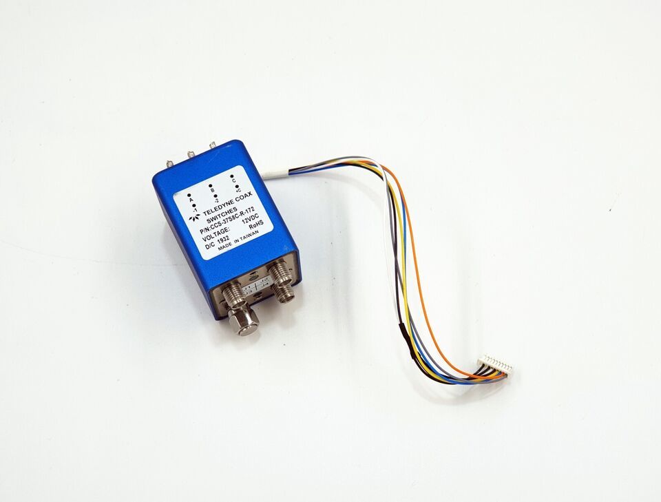 Teledyne CCS-37S8C-R-172 12V 18GHz SMA RF coaxial switch - $88.11