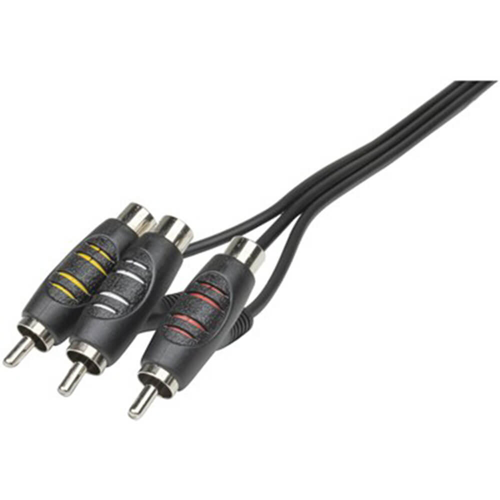 Digitech 3 RCA Piggyback Plugs to 3 RCA Plugs Audio Visual Cable 1.5m - $46.25