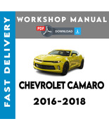 CHEVROLET CAMARO 2016-2018 FACTORY SERVICE REPAIR WORKSHOP MANUAL - $6.99