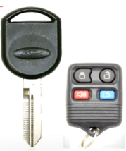 X2 4B Remote + Ford H92 H84 4D63 Uncut Chiped Key ( SA ) Black LOGO USA Seller - £22.00 GBP