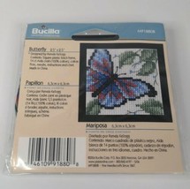 Bucilla Butterflyl  2.5 x 2.5 Counted Cross Stitch Kit NIP Quick Ornament - £7.77 GBP