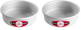 Fat Daddio&#39;s PRD-83 Anodized Aluminum Round Cake Pan, 8 x 3 Inch, Silver - $23.51