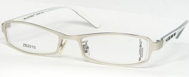 Zuobiao Eyewear ZB2010 03 Silver /WHITE Black Eyeglasses Glasses 52-18-135 Italy - £58.18 GBP