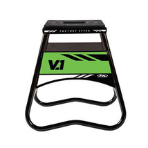 FX Factory Effex Carbon Steel V1 Black/Green Bike Stand For MX Bikes Motocross - £70.78 GBP