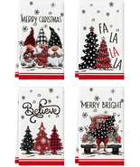 Gnome Truck Merry Christmas Kitchen Towels Dish Towels, 18X26 Inch Holid... - $25.89