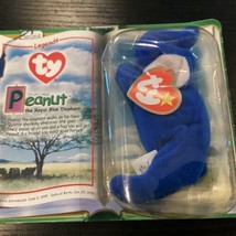 Peanut The Royal Blue Elephant Beanie Baby Ty Vintage 1995 McDonald’s New - £11.59 GBP