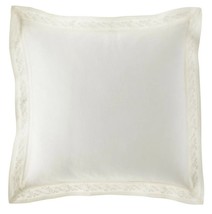 Ralph Lauren 1pc Analena Katrine Euro Pillow Sham Nip $215 Off White Beautiful - £85.40 GBP
