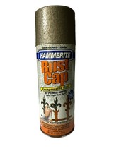 Hammerite Hammered Finish Rust Cap Bronze Spray Paint 12 Oz. READ - $66.69