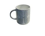 Royal Norfolk Stoneware Designed Embossed Lines Coffee Mug 16oz. - $14.21