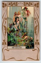 Mermaids Nymphs Underwater Fantasy Postcard Tuck Wagner Opera 694 Unused 1904 - £95.65 GBP