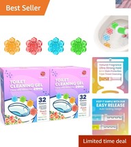 Non-Toxic Peach Bellini Toilet Bowl Cleaner Gel - 64 Easy Release Stamps - $40.50