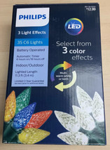 Philips 3 Light Effect C6 Battery Operated LED Lights - £14.51 GBP