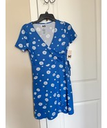 BNWT SO Junior&#39;s floral print dress, women, Size S, Light Blue, Poly/spa... - €21,33 EUR