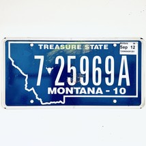 2012 United States Montana Flathead County Passenger License Plate 7 25969A - £14.78 GBP