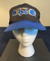 Vintage Orlando Magic Cap Black with Blue Brim NBA Licensed Adjustable Size - £18.78 GBP