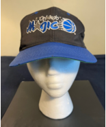 Vintage Orlando Magic Cap Black with Blue Brim NBA Licensed Adjustable Size - $23.50