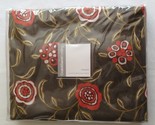 NEW Gypsy Bloom King Duvet Cover Crate and Barrel Made in Italy NIP Brow... - $75.00