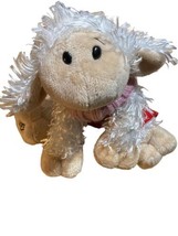 Ganz Webkinz 9&quot; LAMB HM201 Plush Stuffed Animal Shiny White Fur Sheep NO CODE - £7.59 GBP