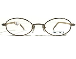 Nautica Eyeglasses Frames N7039 084 Brown Round Full Rim 46-21-135 - $44.54