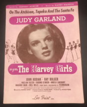 1945 Judy Garland On the Atchison Topeka and the Santa Fe Sheet Music ATSF Feist - £9.53 GBP