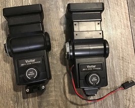 Lot Of 2 35mm Vivitar 285 HV Zoom Auto Thyristor Flashes - $811.77 MXN