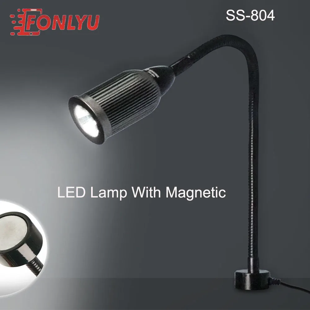 Ss 804 magnetic base led lamp high power industrial table lamp mobile phone repair tool thumb200