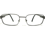 Robert Mitchel Eyeglasses Frames RM4003 GM Black Gray Rectangular 53-18-140 - £29.81 GBP