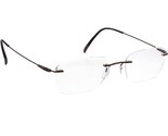 Silhouette Eyeglasses 5500 70 6040 Dynamics Colorwave Brown Rimless 53[]... - $199.99