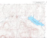 Willow Creek Reservoir, Nevada 1965 Vintage USGS Map 7.5 Quadrangle Topo... - £19.22 GBP