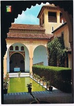 Spain Postcard Costa del Sol Malaga Alcazaba Pond Of The Palace - £2.82 GBP