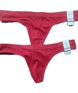 Arizona Body Thong Panties Medium Red Seamless  - $202.10 MXN