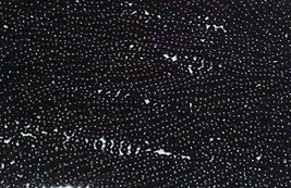 12 Black Mardi Gras Beads Necklaces Party Favors 1 Dozen Lot - £3.92 GBP