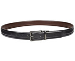 Alfani Men&#39;s Faux Leather Reversible Stretch Belt Black/Brown-Med 34-36 - $16.99