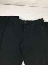 Liz Women Black Pants Size 6 Soild Cold Pants  Made In Philippines  Bin7... - $35.86