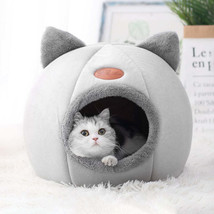 New Deep Sleep Comfort in Winter Cat and small Dog Bed Little Pets Tent - £29.46 GBP