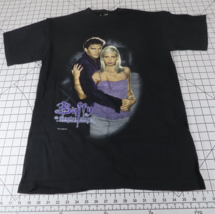 VTG Buffy and Angel Buffy the Vampire Slayer 1998 Black T-Shirt Medium O... - £101.78 GBP