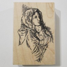 Stampendous Mother And Child Rubber Stamp P106 Christian Religious - $14.83