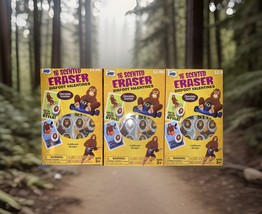 3PC Bigfoot Chocolate Scented Valentines Day Exchange Cards &amp; Stickers 1... - €12,83 EUR
