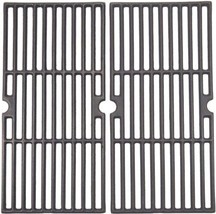 Matte Cast Iron Cooking Grates 2-Pack Replacement for Charbroil Thermos ... - £38.20 GBP