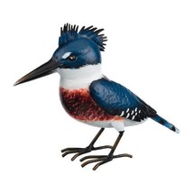 Kingfisher Bird NWT Standing Metal Decor Garden Indoor Outdoor Attach to... - £19.71 GBP