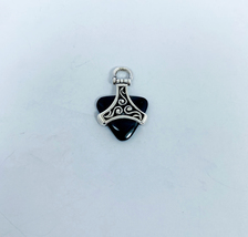 Pick Guitar Pendant 925 Sterling Silver, Handmade Charm Gifts for Guitar Lovers  - £30.10 GBP