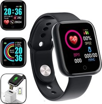Smart Watch for Men Women Compatible with iPhone Samsung Android Phone 1... - $25.99