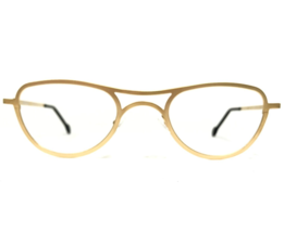 L.a.Eyeworks Brille Rahmen SLAM 555 Poliert Gold Rund Voll Felge 45-25-123 - £47.48 GBP